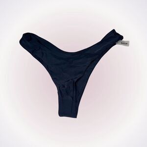 SHEIN high cut black bikini bottoms | Sz S